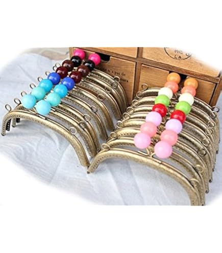 0202 カラフル口金 10.5cm角型 10色セット 0202 カラフル口金 10 5cm角型 10色セット 型紙付｜Yahoo!フリマ