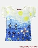 【KANEONARUKI】月夜の花　アートTシャツ　80cm