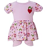 2018年 夏物 はらぺこあおむし 天竺 女の子 花柄 半袖カバーオール THE WORLD OF ERIC CARLE ピンク◇60cm