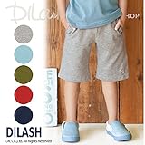 (ディラッシュ) DILASH厚手天竺ハーフパンツ（５分丈）/夏 110 レッド