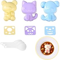Amazon | 弁当 キャラ弁 くま ねこ いぬ 犬 熊 猫型 3セット シリコン