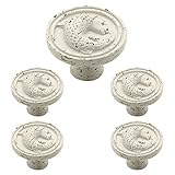 Franklin真鍮pbf662 C-254-c1 35 mm PiscesキャビネットハードウェアノブSeaside Cottage 5 Pack PBF662C-254-C1 5