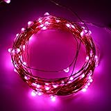 ER CHEN(TM)Indoor and Outdoor Waterproof Battery Operated 100 LED String Lights on 33 Ft Long Ultra 