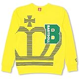 BABYDOLL（ベビードール） ボーダーロゴトレーナー 男女兼用 L イエロー
