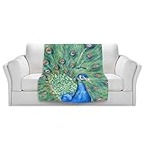 ブランケットウルトラソフトFuzzy 4サイズ！DIANOCHEデザインからby BrazenデザインStudio Splendor PeacockホームDecor Unique Designer芸術