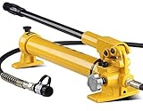 CGOLDENWALL 700cc 手動式油圧ポンプ　70Mpaマニュアル油圧式ポンプ　圧力表付きハンドポンプ 　持ち上げ、曲げ、矯正、切断、リベット締め、組み立て、分解および建築工事、軍事建設などに