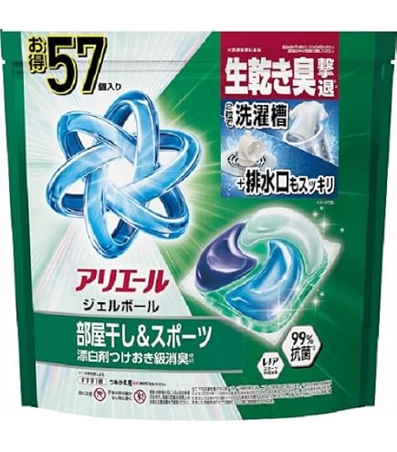 Amazon.co.jp: アリエール 洗濯洗剤 ジェルボール PRO 部屋干し