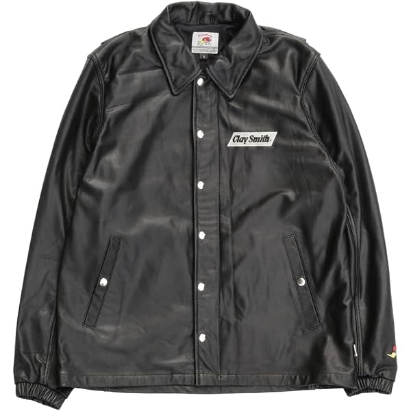 Amazon.co.jp: [クレイスミス] REALBLACK レザー コーチジャケット 3