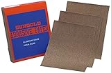 Sungold Abrasives 130088 120 Grit 9-Inch by 11-Inch Sanding Sheets Brown Aluminum Oxide, 100 Sheets/