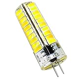 Pack of 10,G4 LED Bulb Dimmable 120V 110V 130V 5W 520 Lumen 5730 SMD Silica Gel Transparent Daylight