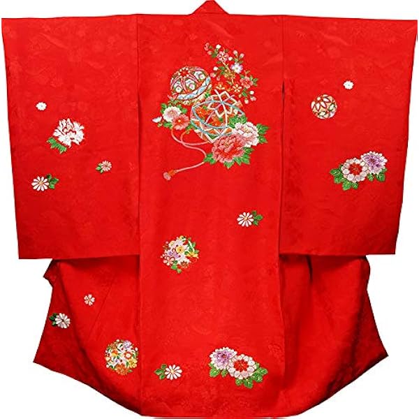 産着 お宮参り用品 着物 女の子 あこがれゆめ　ゆんぴ お宮参り 着物 女の子 正絹 祝着 初着 産着 のしめ 新品 j1013