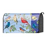 Songbirds and Spring Branches 22 x 18標準サイズメールボックスカバー