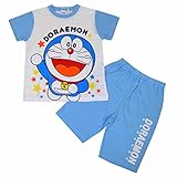 ドラえもん パジャマ 子供用 半袖メッシュタイプ キッズ男の子 fo-15pj04サックス120cm