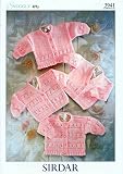 Sirdar Snuggly 4PLY Baby Knitting Pattern 3941 by Sirdar