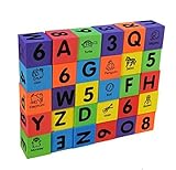 Foam EVA番号アルファベット文字ABC / 123動物マルチカラー子ブロック教育玩具、1set = 30pcs