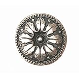 Bosetti Marella 100516.19 Louis XVI Brass Round Knob, 1.02-Inch Diameter, Old Iron by Bosetti Marell