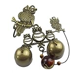 アンティーク ドアベル チャイム 風鈴 (フクロウ)