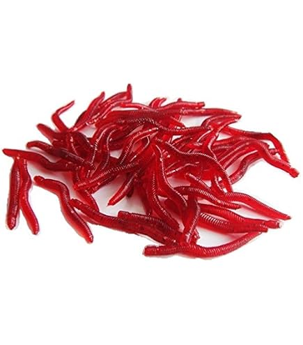 Amazon.co.jp: Yammy 50本セット ソフトワーム ミミズ疑似餌 ソフト