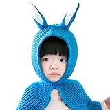 Domybest 秋冬 ベビー服 子供クローク コート 男の子 女の子 ニット 長袖 1-6歳 4色 小さなウサギの形 大晦日 新年会 七五三 誕生日 記念日 お祝い ギフト 旅行