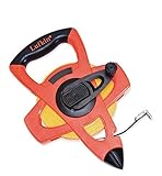 Lufkin FE100 1/2" x 100' Hi-Viz Orange Fiberglass Tape Measure, Feet & Inches by Cooper Hand Tools [