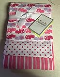 Three Pack Sumersault Pink Receiving Blanket by Sumersault