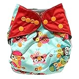 HappyEndings Night, NightTM Charcoal Bamboo All In One Diaper (+Pocket & 5 Layer Charcoal Bamboo Ins