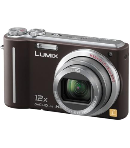 LUMIX コンパクトデジタルカメラ シルバー　DMC-TZ5 Panasonic Lumix DMC-TZ5 (Silver) 9-megapixel digital camera with