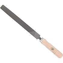 日本製　平ヤスリ 200mm  中目 60本 Amazon | ツボサン 柄付き鉄工ヤスリ 細目 平 200mm TE-3 | 鉄工