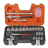 Bahco S240 1/2" Drive 24 Piece Socket Set [並行輸入品]
