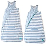 Loved To Dream (2 Pack) Baby Sleeping Bag Cotton Swaddle Bag For Babies Wearable Blanket Sleep Sack 