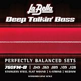 La Bella 760FMB/Deep Talkin' Bass/Medium/049-128/5strings/Stainless Flat Wound