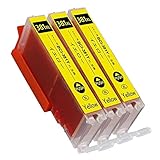 381XL 互換インクカートリッジ BCI-381XLY (イエロー)3本セット【残量表示】381Y 381XLY 純正と併用可能 キャノン用 対応機種: PIXUS TS6130/TS6230/TS6330/TS7330/TS7430/TS8130/TS8230/TS8330/TS8430/TR703/TR7530/TR8530/TR8630/TR9530