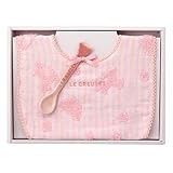 CONCENT LE CREUSET （ル・クルーゼ）　ベビー・スタイ＆スプーン・ギフトセット　ミルキーピンク