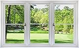 24 "ゴルフコースウィンドウ壁デカール穴12 ATオーガスタNationalアーメンコーナーPGA Masters Windowscape壁グラフィックデカールステッカーホーム子供ゲームルーム壁画ア