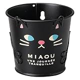 GREENHOUSE キョロっとキャットブリキ S 黒猫 3692-E