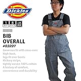 即日発送！ ディッキーズ オーバーオール サロペット ヒッコリー メンズ & レディース 83297 色:HICKORY サイズ:32
