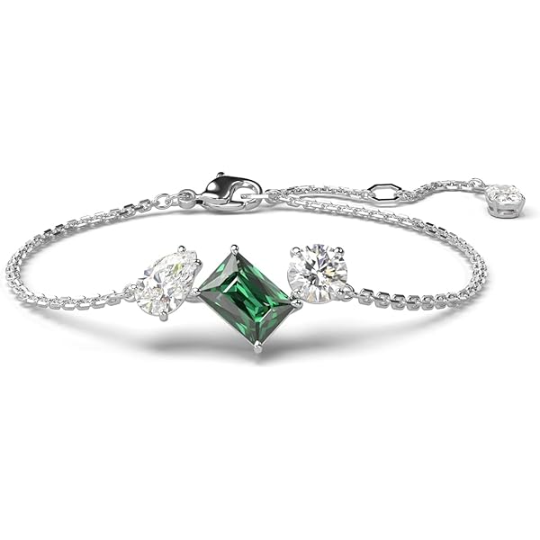 Amazon | Swarovski Attract Soul ハートバングル Cz ホワイト