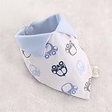 Taurau.C コットン 防水 ベビー スタイ よだれかけ ビブ V襟 Taxi