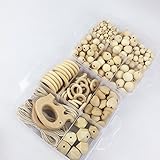 [木製アクセサリーセット]DIY ママ授乳ジュエリー 赤ちゃんのおもちゃ Type1+Type3