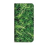 mitas IS03 IS03 ケース 手帳型 ベルトなし ハーブ柄 ローズマリー (309)NB-0131-RO/IS03