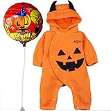 PS BABY ハロウィン ロンパース & アルミバルーン カバーオール (80)