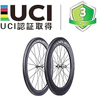 YOELEO クリンチャー/チューブレス カーボンホイール リムブレーキ(STD) 採用NOVATEC(ノバテック) A291SB-SL/F482SB-SL ABGハブ SHIMANO(シマノ)/CAMPAGNOLO(カンパニョーロ)用 Sapim スポーク(CX-RAY)用 前後セット