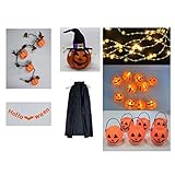コロナ産業 HALLOWEEN　LIGHT 150ハッピーハロウィン(オーナメントセット） 　＃HWS8