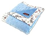 Trend Lab Dr. Seuss Receiving Blanket, Cat In The Hat Blue