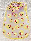 防水防汚ビブ スタイ 食事用 ベビー キッズ ポケット付 かわいい 防水エプロン 4枚 セット 赤ちゃん 幼児 離乳食 食事用エプロン (E)