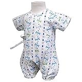 ベビーボーイズ[くろわっさんす べべ]男の子|男児用和(とんぼ|矢がすり)柄甚平ロンパースタイプ(日本製生地使用)コットン|綿100％|新生児 60～70cm ホワイト