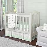 Carousel Designs Silver Gray and Mint Fawn 3-Piece Crib Bedding Set by Carousel Designs