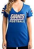 York GiantsマジェスティックレディースPride Playing VネックTシャツ X-Large ホワイト