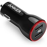 Anker PowerDrive 2 (24W/4.8A 2ポート USBカーチャージャー) iPhone、Android、IQOS対応 (ブラック)