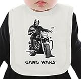 Gang Wars Han ネクタイを有する有機ビブ Medium